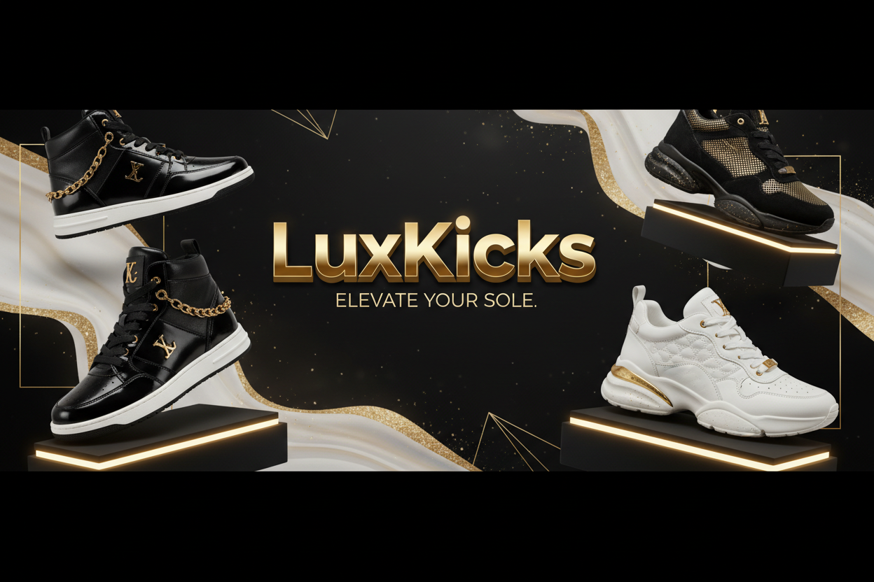 LuxKicks Premium Hero Banner
